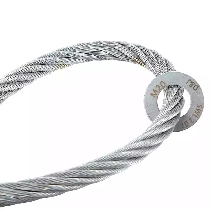 Steel Wire Rope Loops For Construction Lifting Buy Threaded