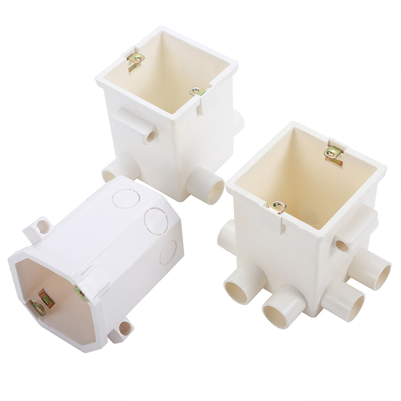Customized Wall Switch Socket Electrical Mount Black Steel Junction Box